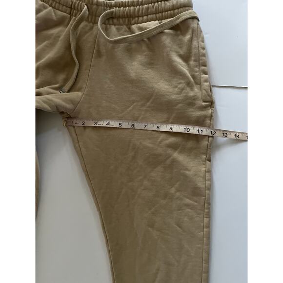 Talentless Sweatpants Joggers Women S Beige White Drawstring Pockets Athleisure - Picture 7 of 10